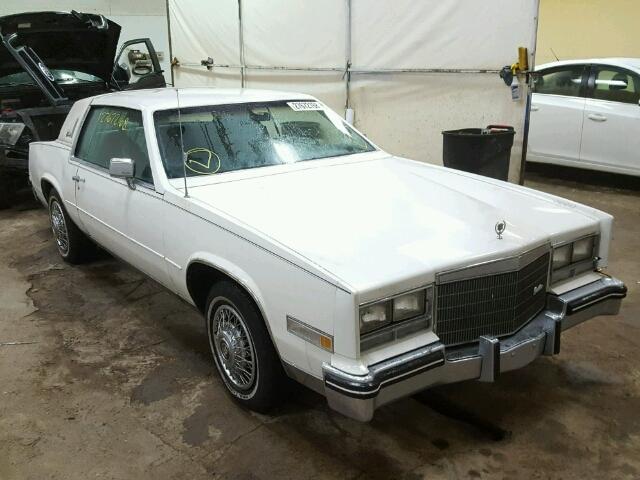 1G6EL578XFE611013 - 1985 CADILLAC ELDORADO WHITE photo 1