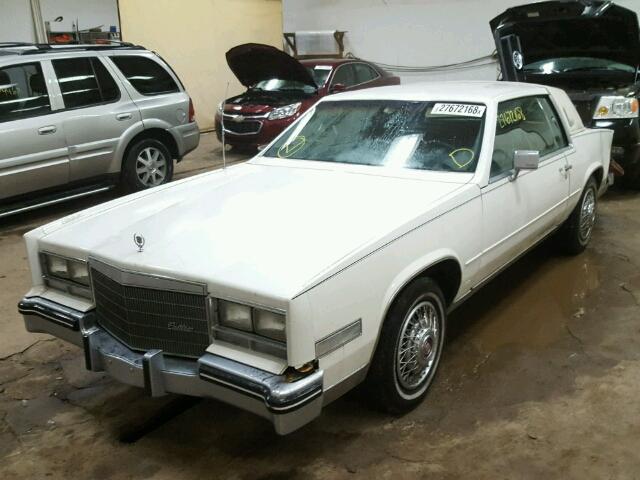 1G6EL578XFE611013 - 1985 CADILLAC ELDORADO WHITE photo 2