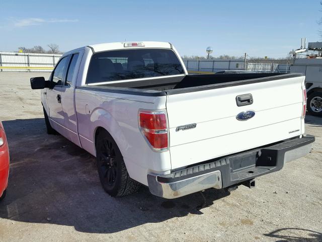 1FTFX1CF0CFC16346 - 2012 FORD F150 SUPER WHITE photo 3