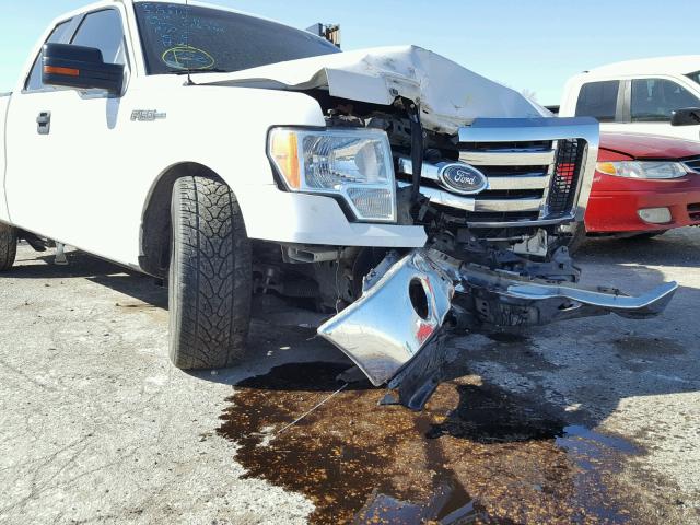 1FTFX1CF0CFC16346 - 2012 FORD F150 SUPER WHITE photo 9