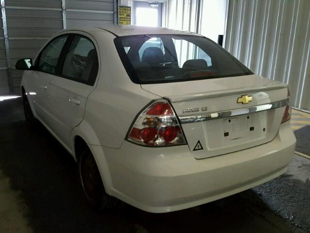 KL1TG5DE7BB236624 - 2011 CHEVROLET AVEO LT WHITE photo 3