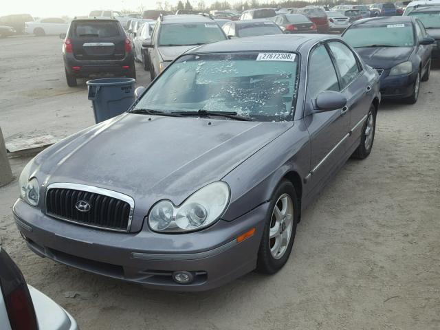 KMHWF35H85A150881 - 2005 HYUNDAI SONATA GLS GRAY photo 2