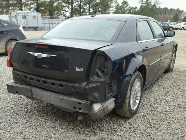 2C3KA53V99H634320 - 2009 CHRYSLER 300 TOURIN BLACK photo 4