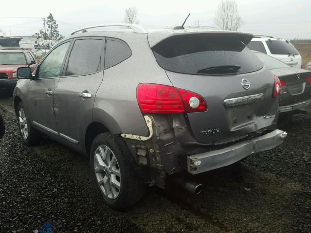 JN8AS5MV1BW672624 - 2011 NISSAN ROGUE S GRAY photo 3