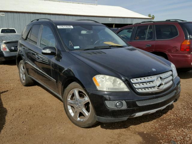 4JGBB86E96A015549 - 2006 MERCEDES-BENZ ML 350 BLACK photo 1