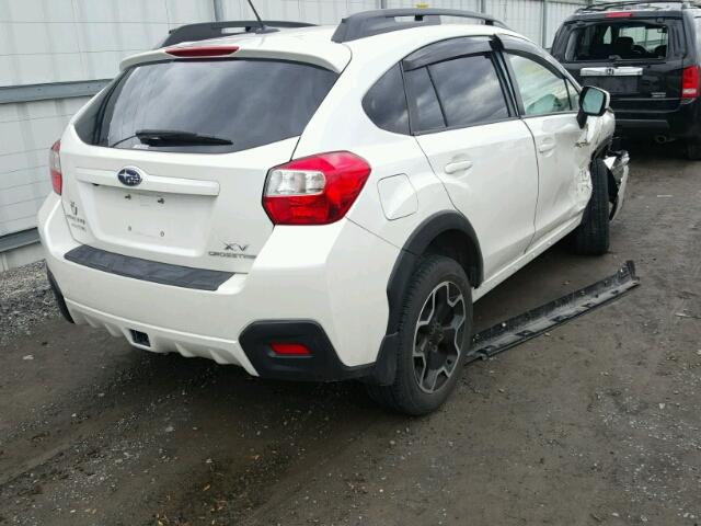 JF2GPAKC1E8208180 - 2014 SUBARU XV CROSSTR WHITE photo 4