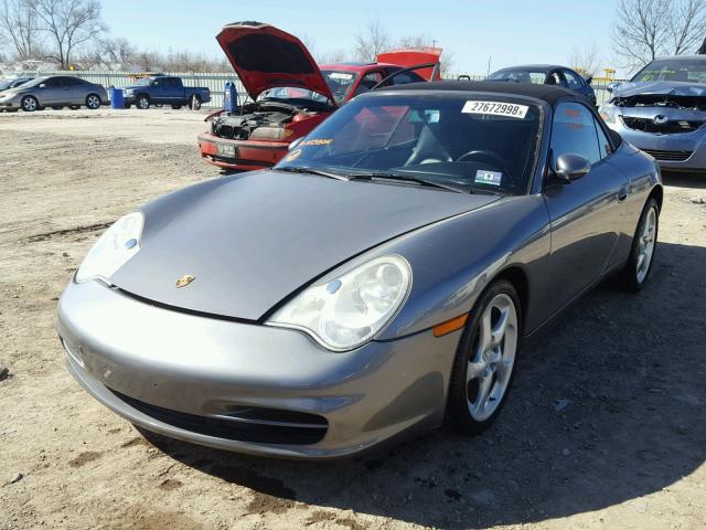 WP0CA29943S653804 - 2003 PORSCHE 911 CARRER GRAY photo 2