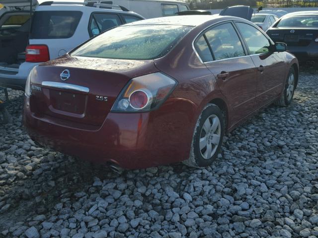 1N4AL21E58C183705 - 2008 NISSAN ALTIMA 2.5 MAROON photo 4