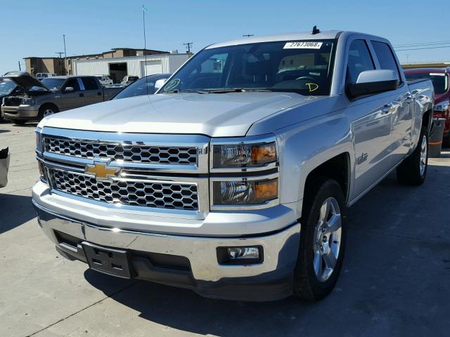 3GCPCREC0EG414993 - 2014 CHEVROLET SILVERADO SILVER photo 2