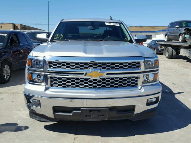 3GCPCREC0EG414993 - 2014 CHEVROLET SILVERADO SILVER photo 9