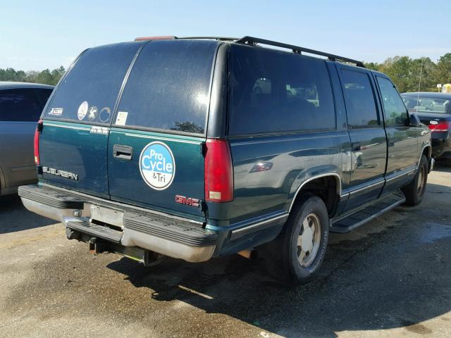 3GKEC16R6XG509657 - 1999 GMC SUBURBAN C GREEN photo 4