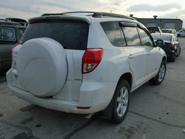 JTMBK31V085062303 - 2008 TOYOTA RAV4 LIMIT WHITE photo 4