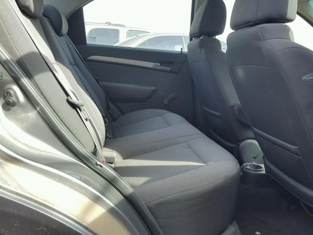 KL1TD56E39B642951 - 2009 CHEVROLET AVEO LS 银色 照片 6