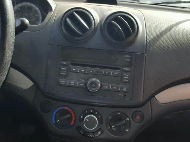 KL1TD56E39B642951 - 2009 CHEVROLET AVEO LS 银色 照片 9