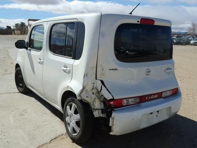 JN8AZ2KR3AT161481 - 2010 NISSAN CUBE BASE WHITE photo 3