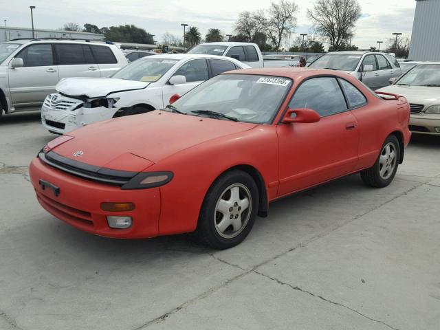 JT2ST87FXP0136745 - 1993 TOYOTA CELICA GT RED photo 2