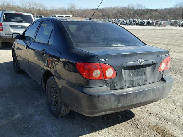 1NXBR32E25Z345549 - 2005 TOYOTA COROLLA CE BLACK photo 3