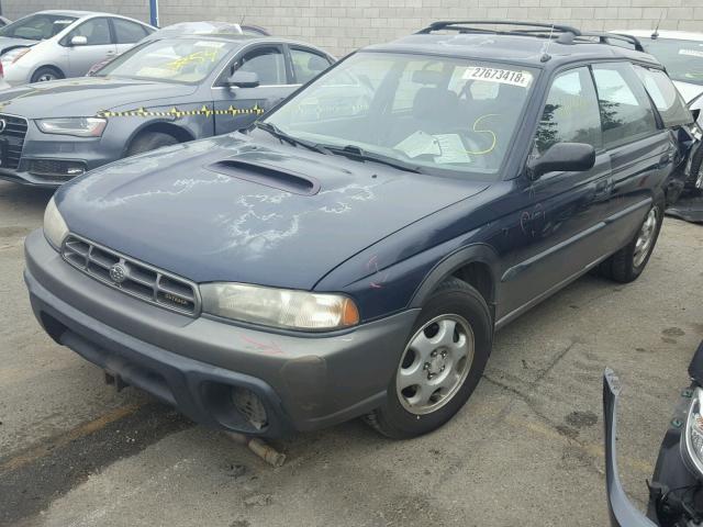 4S3BG6850V7652526 - 1997 SUBARU LEGACY OUT BLUE photo 2