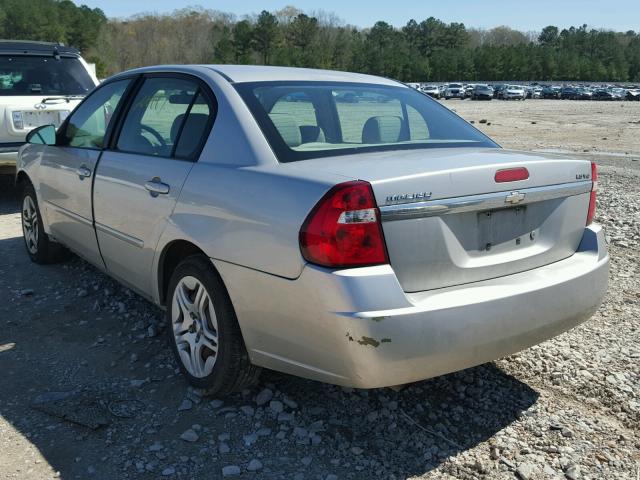 1G1ZS53856F244502 - 2006 CHEVROLET MALIBU LS ვერცხლისფერი ფოტო 3