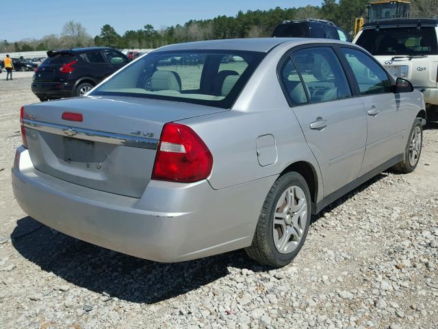 1G1ZS53856F244502 - 2006 CHEVROLET MALIBU LS ვერცხლისფერი ფოტო 4
