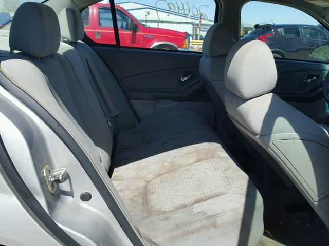 1G1ZS53856F244502 - 2006 CHEVROLET MALIBU LS ვერცხლისფერი ფოტო 6