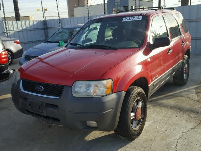 1FMYU03122KC37264 - 2002 FORD ESCAPE XLT RED photo 2