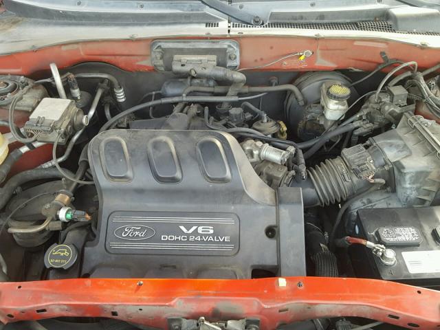 1FMYU03122KC37264 - 2002 FORD ESCAPE XLT RED photo 7