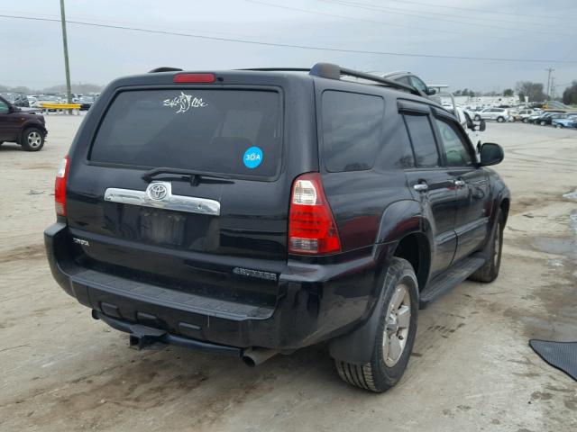 JTEZU14R78K010823 - 2008 TOYOTA 4RUNNER SR BLACK photo 4