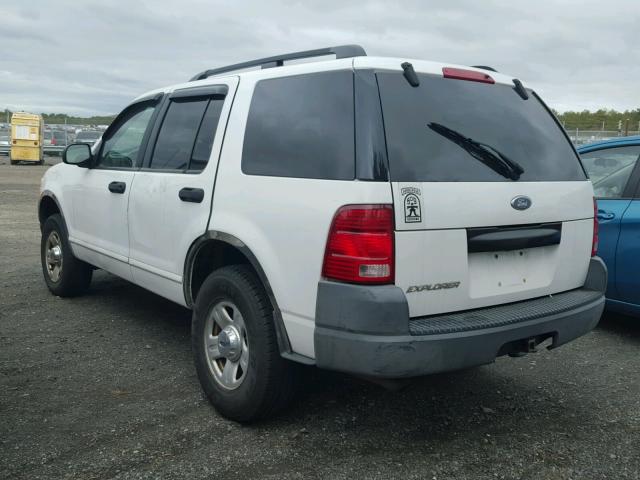 1FMZU72K73UB51770 - 2003 FORD EXPLORER X WHITE photo 3