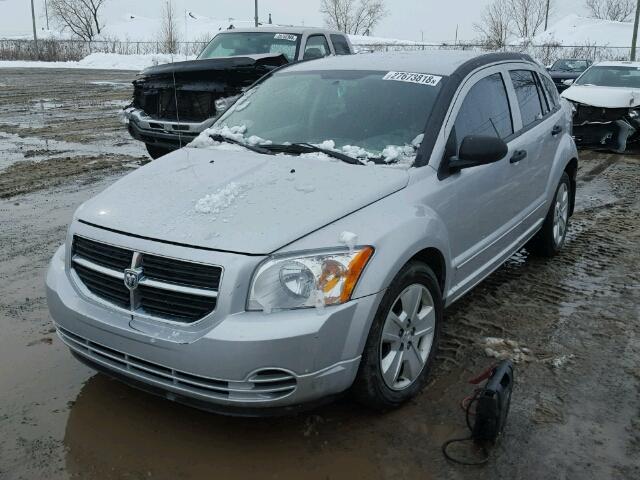 1B3HB48B47D578830 - 2007 DODGE CALIBER SX SILVER photo 2