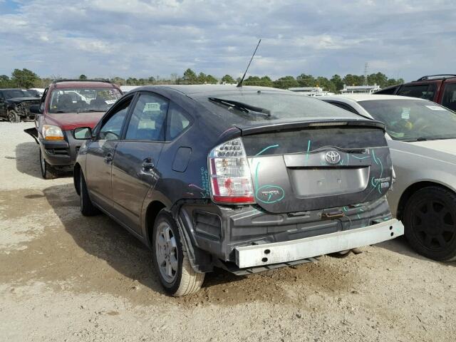 JTDKB20U163200748 - 2006 TOYOTA PRIUS CHARCOAL photo 3