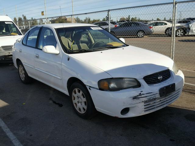 3N1CB51DX2L678866 - 2002 NISSAN SENTRA XE WHITE photo 1