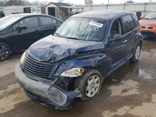 3C4FY48B62T206543 - 2002 CHRYSLER PT CRUISER BLUE photo 2