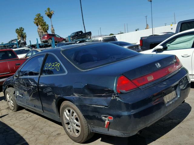 1HGCG22531A029762 - 2001 HONDA ACCORD EX GREEN photo 3