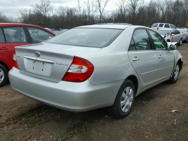 4T1BE32K83U786598 - 2003 TOYOTA CAMRY LE SILVER photo 4