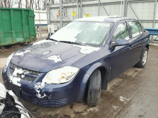 1G1AL58F787154153 - 2008 CHEVROLET COBALT LT BLUE photo 2