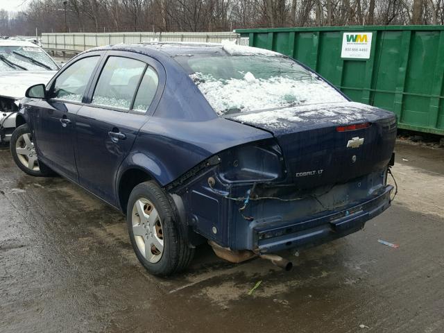 1G1AL58F787154153 - 2008 CHEVROLET COBALT LT BLUE photo 3