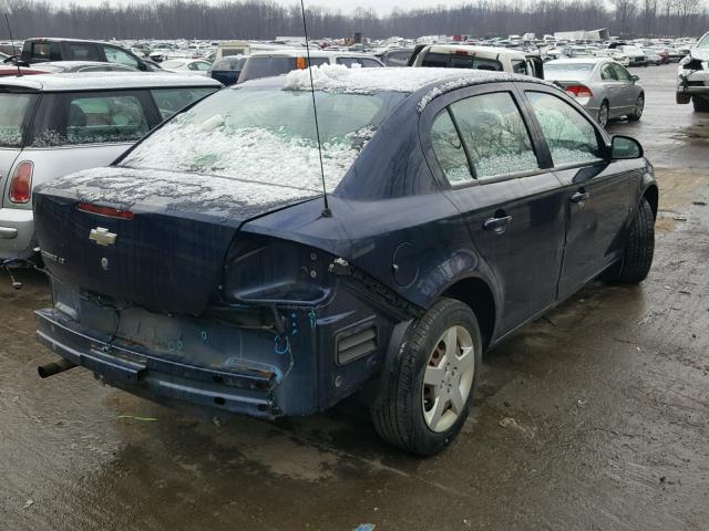 1G1AL58F787154153 - 2008 CHEVROLET COBALT LT BLUE photo 4