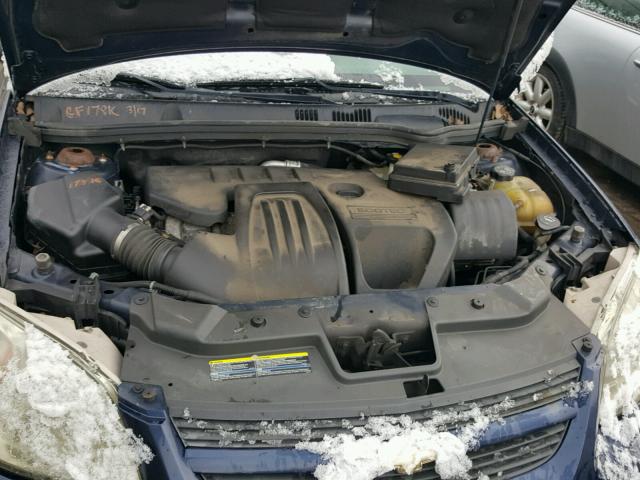 1G1AL58F787154153 - 2008 CHEVROLET COBALT LT BLUE photo 7