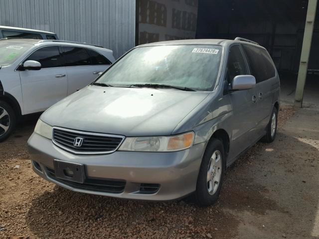 2HKRL18671H572488 - 2001 HONDA ODYSSEY EX SILVER photo 2