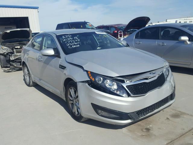 5XXGN4A79DG250960 - 2013 KIA OPTIMA EX SILVER photo 1