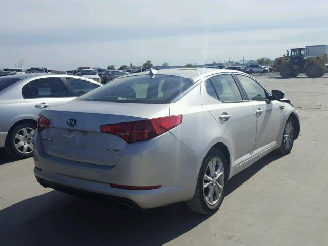 5XXGN4A79DG250960 - 2013 KIA OPTIMA EX SILVER photo 4