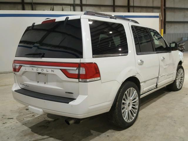 5LMJJ2JTXFEJ09222 - 2015 LINCOLN NAVIGATOR WHITE photo 4