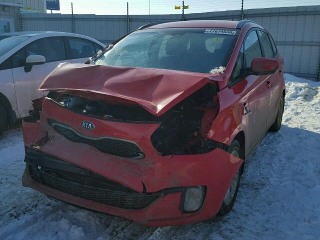 KNAHT8A39G7160040 - 2016 KIA RONDO RED photo 2