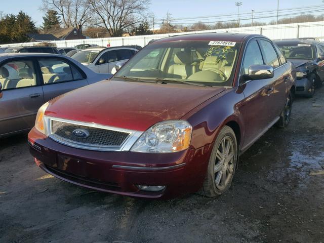 1FAHP25177G149749 - 2007 FORD FIVE HUNDR RED photo 2