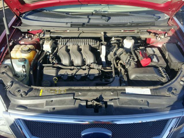 1FAHP25177G149749 - 2007 FORD FIVE HUNDR RED photo 7