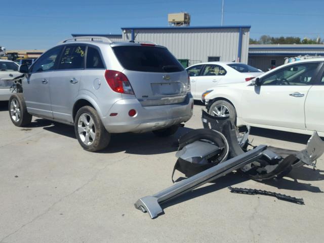 3GNAL3EK1ES592040 - 2014 CHEVROLET CAPTIVA LT SILVER photo 3