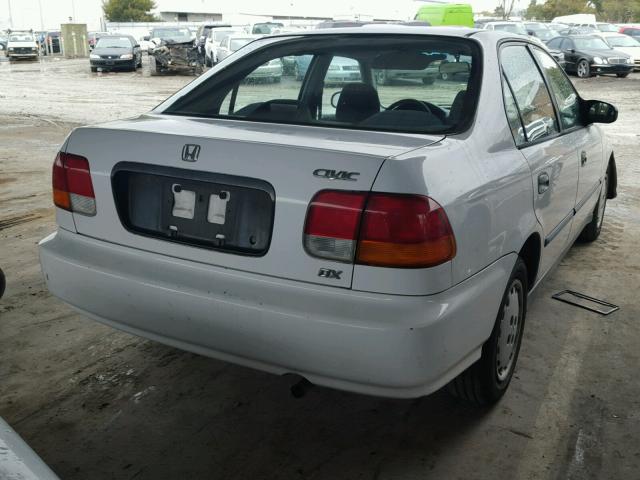 1HGEJ6529VL034221 - 1997 HONDA CIVIC DX WHITE photo 4