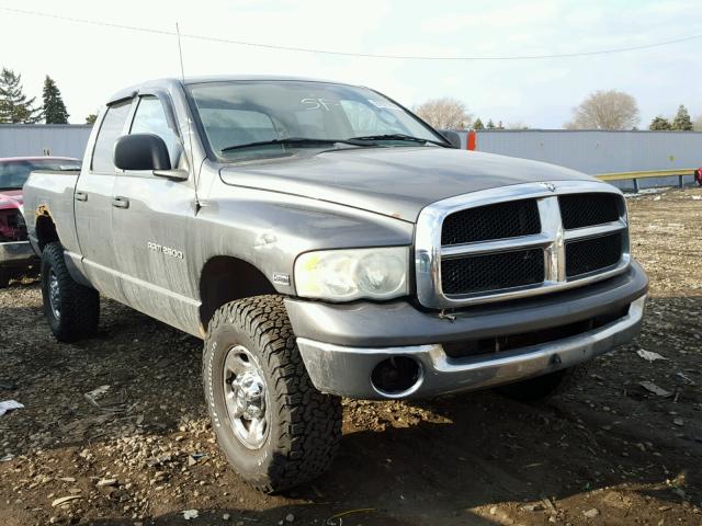 3D7KU28D03G704611 - 2003 DODGE RAM 2500 S GRAY photo 1