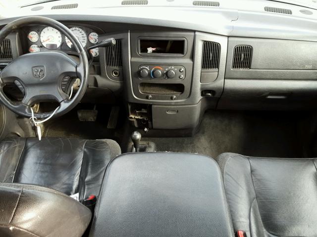 3D7KU28D03G704611 - 2003 DODGE RAM 2500 S GRAY photo 9